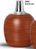 Vaso Pequen. Wood Aluminium 2595