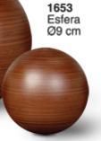 Bola De Mesa Pequena Wood Brown 1653