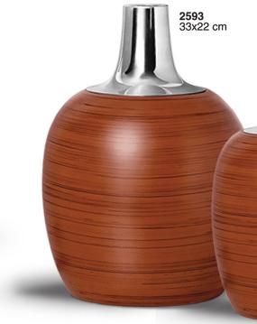 Vaso Grande Wood Aluminium 2593