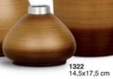 Vaso Baixo C/ Alumin. Wood 1323